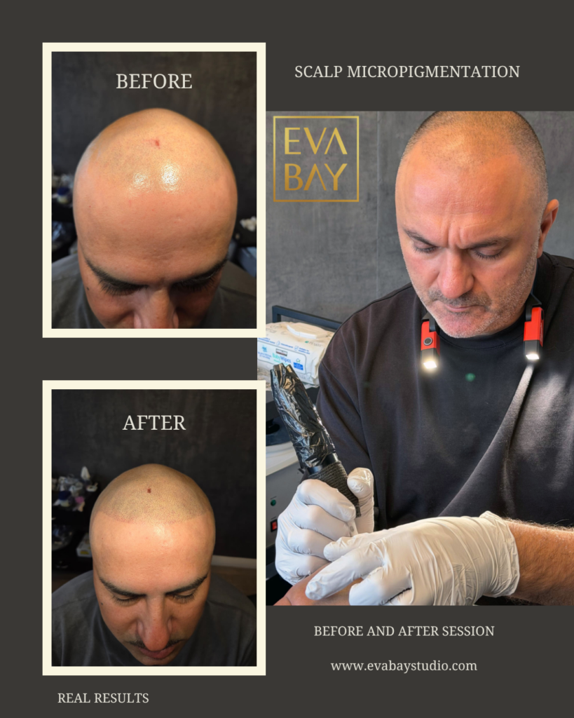 Scalp Micropigmentation Beverly Hills & San Jose | Eva Bay Studio
