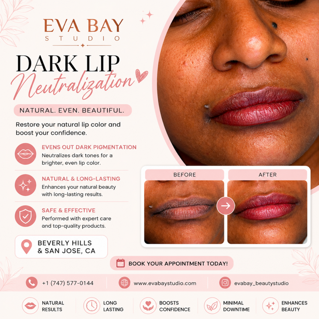 Fix Uneven Lip Pigmentation Natural Dark Lip Correction in CA