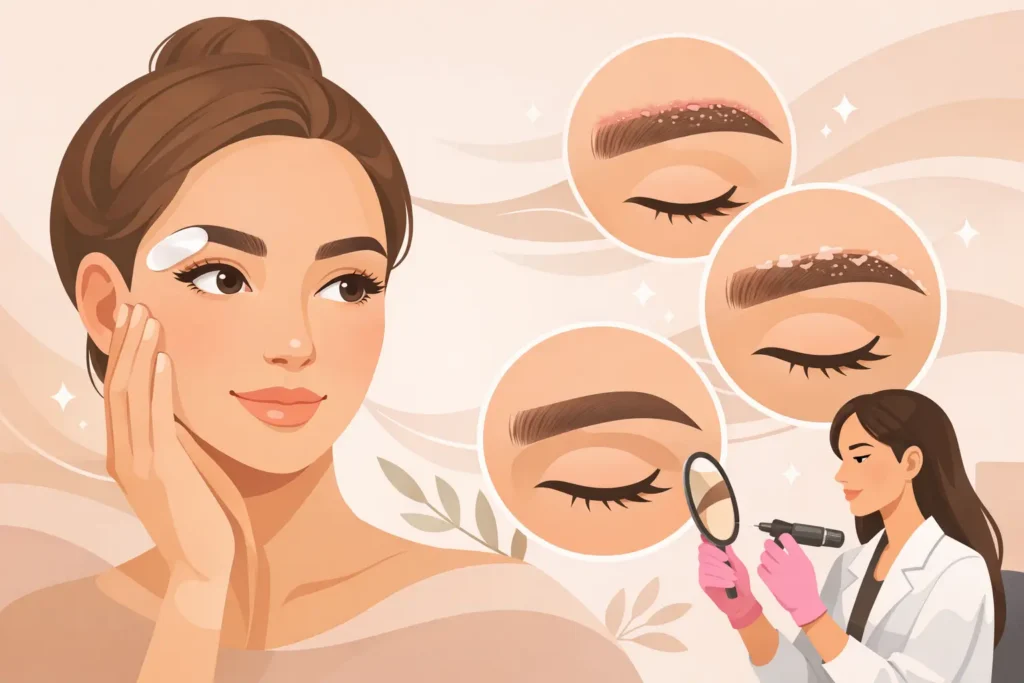 Ombre Powder Brows Healing Process Explained