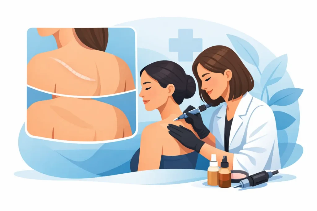 Scar Camouflage Tattoo After Surgery Explained