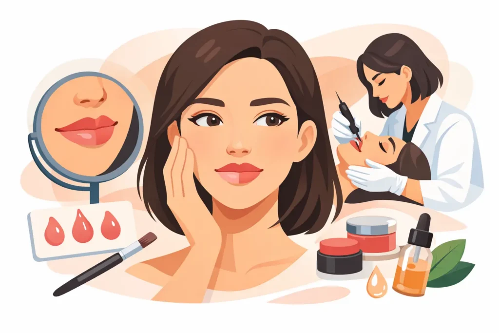 Best Treatments for Uneven Lip Color That Look Natural
