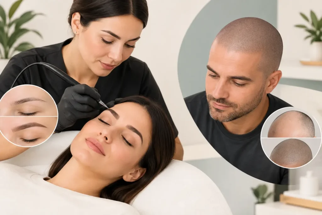 Corrective Brow Tattoo Case Study for a Softer Reset