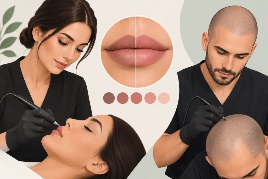 Skin Tone Lip Neutralization for Balanced Color